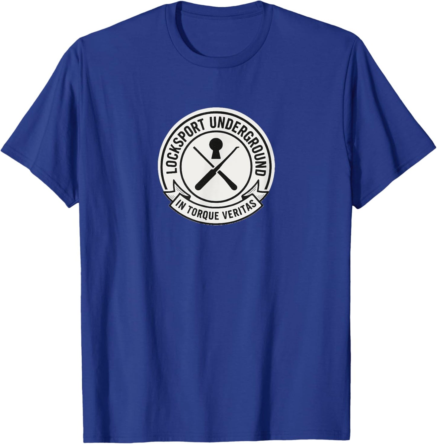 Locksport Underground – In Torque Veritas Emblem T-Shirt - T-Shirt | Royal