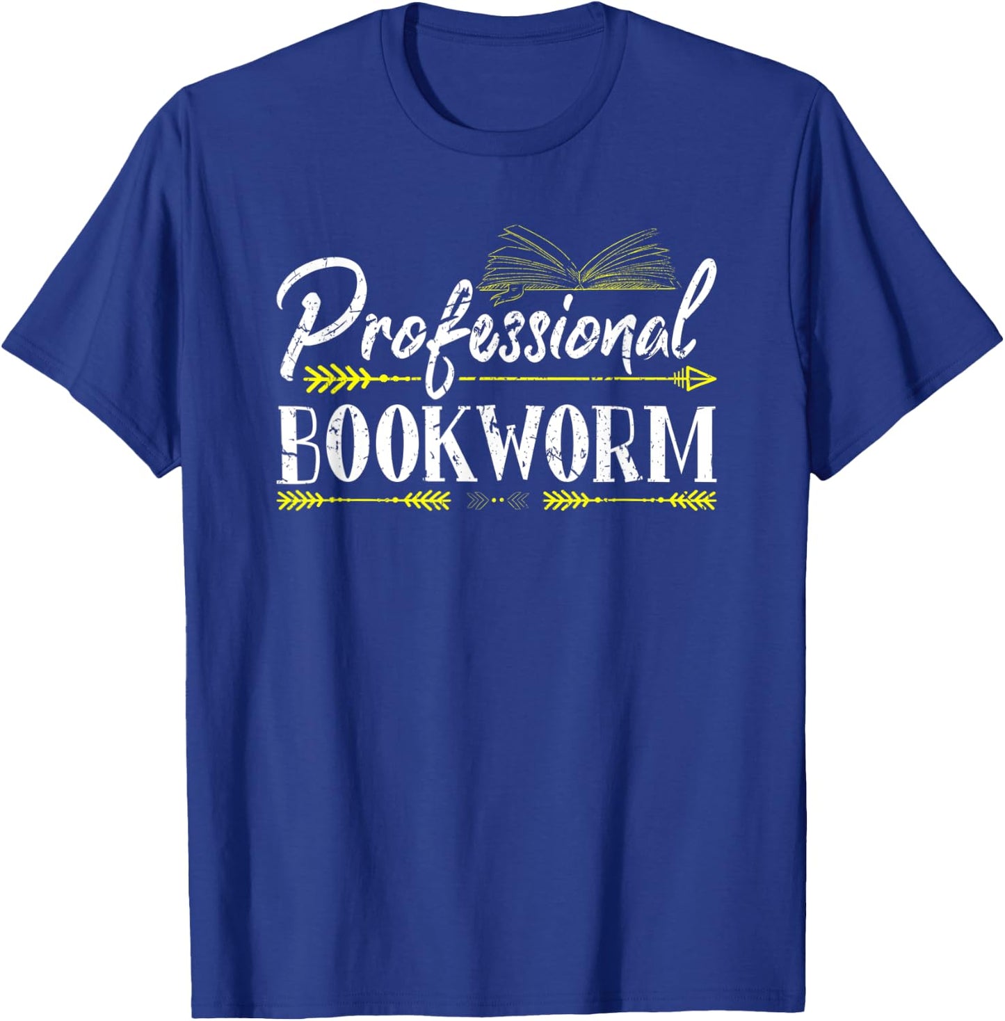 Professional Bookworm Funny Birthday Christmas Gifts Readers T-Shirt - T-Shirt | Royal