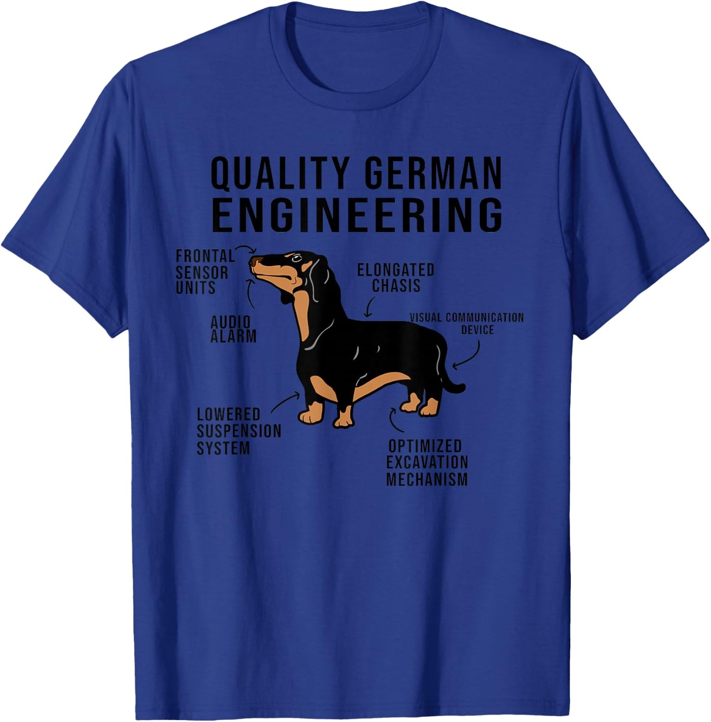 Funny Weiner Dog Joke - Sarcastic German Daschund T-Shirt - T-Shirt | Royal