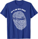 It's In My DNA Demolition Derby Racer Fingerprint Fans Retro T-Shirt - T-Shirt | Royal