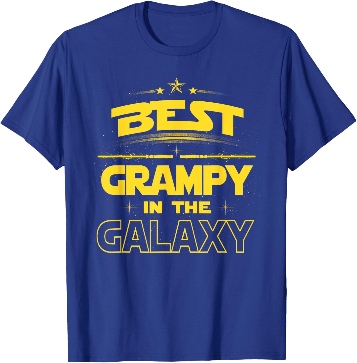 Best Grampy in the Galaxy Shirt Fathers Day Gift, Grampy T-Shirt - T-Shirt | Royal