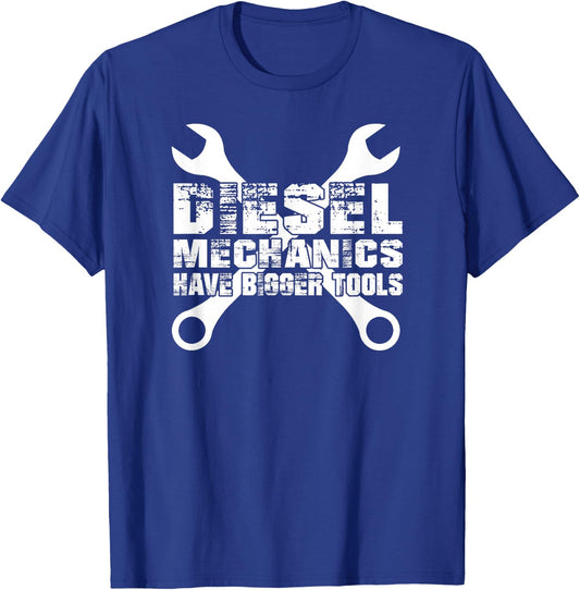 Diesel Mechanics Tools , Funny Diesel Truck Gift T-Shirt - T-Shirt | Royal