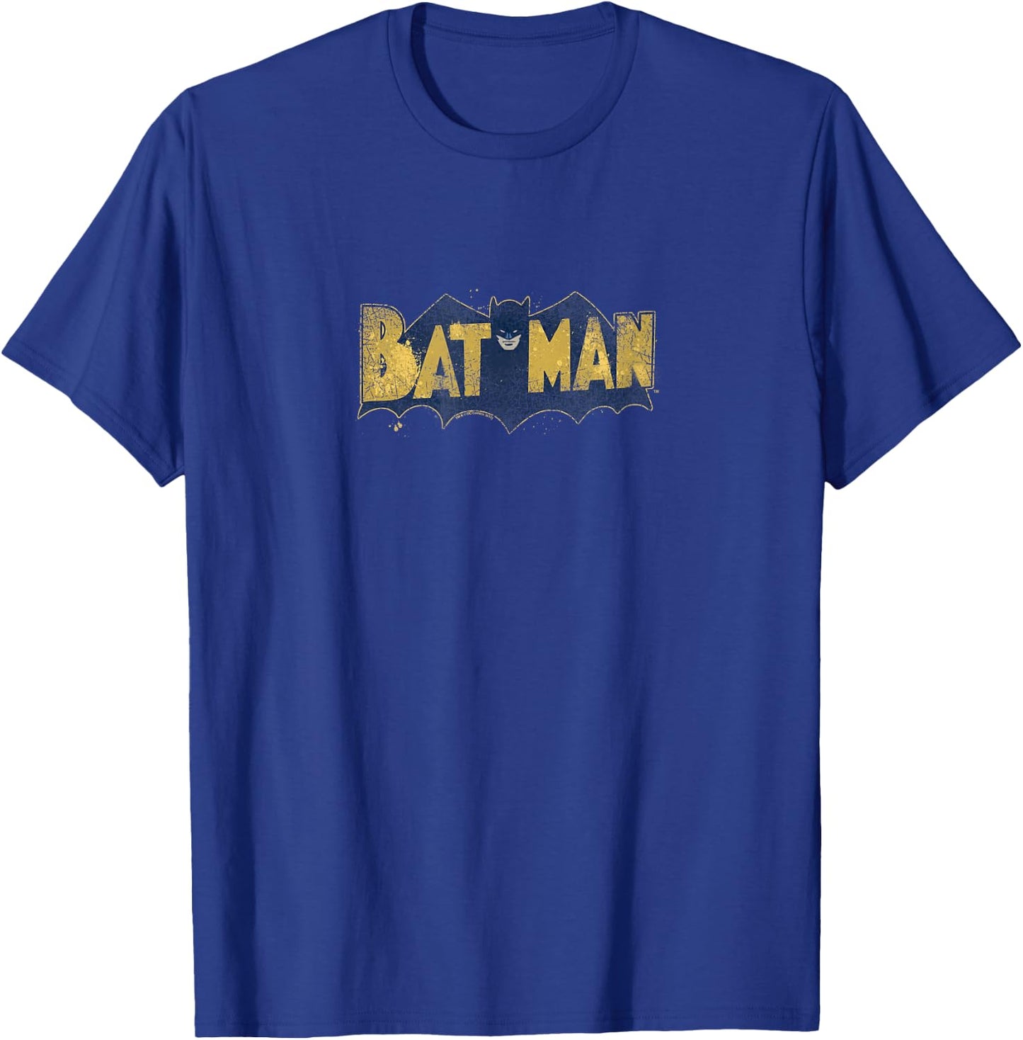 Batman Vintage Logo Splatter T Shirt T-Shirt - T-Shirt | Royal