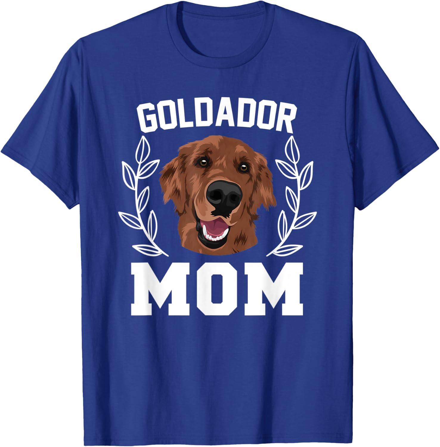 Goldador Mom T Shirt Funny Cross Breed Dog Owner Gift T-Shirt - T-Shirt | Royal