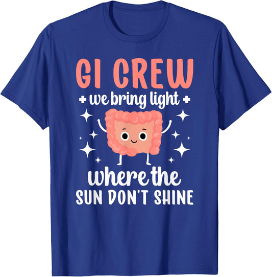 GI Crew Gastro Nurse Squad Gastroenterology Nurse GI Nurse T-Shirt - T-Shirt | Royal
