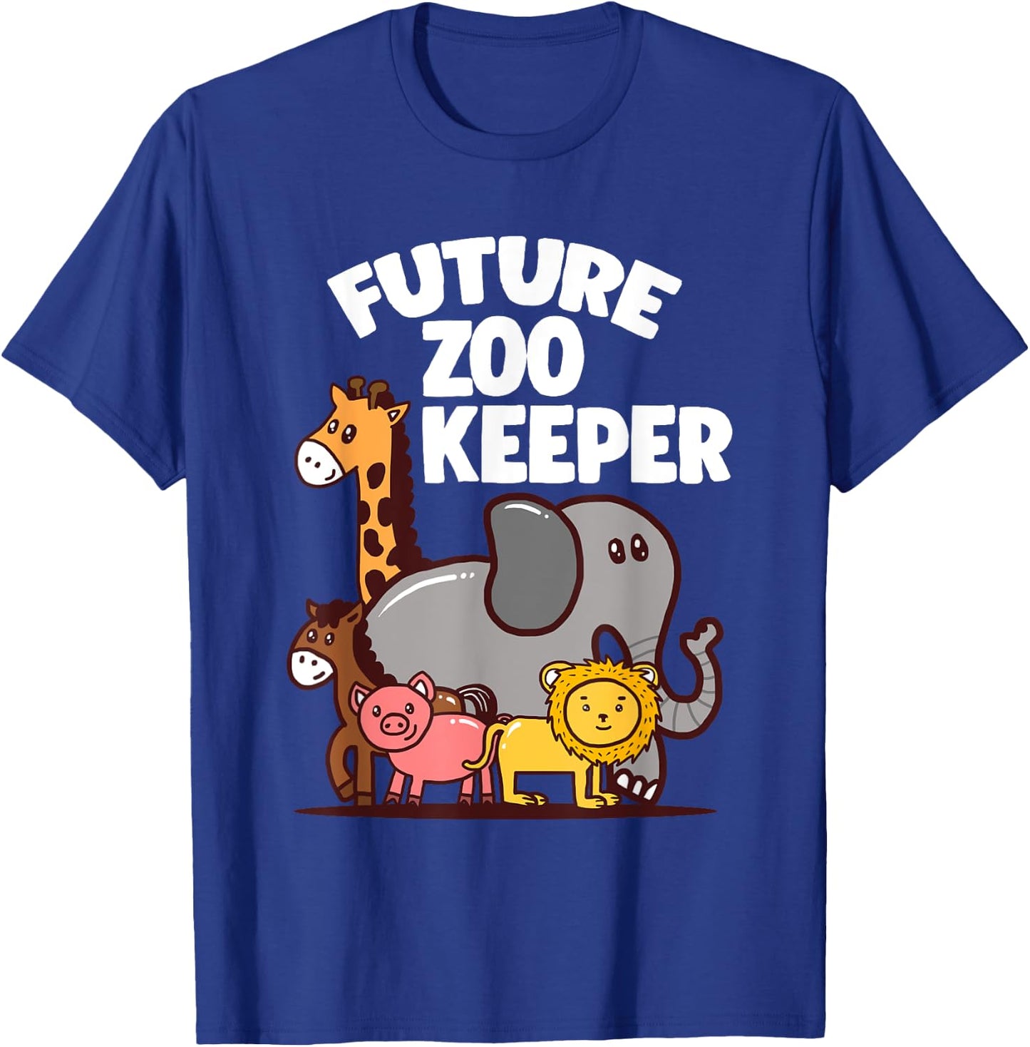 Future Zookeeper Safari Children Birthday Party Gift T-Shirt - T-Shirt | Royal