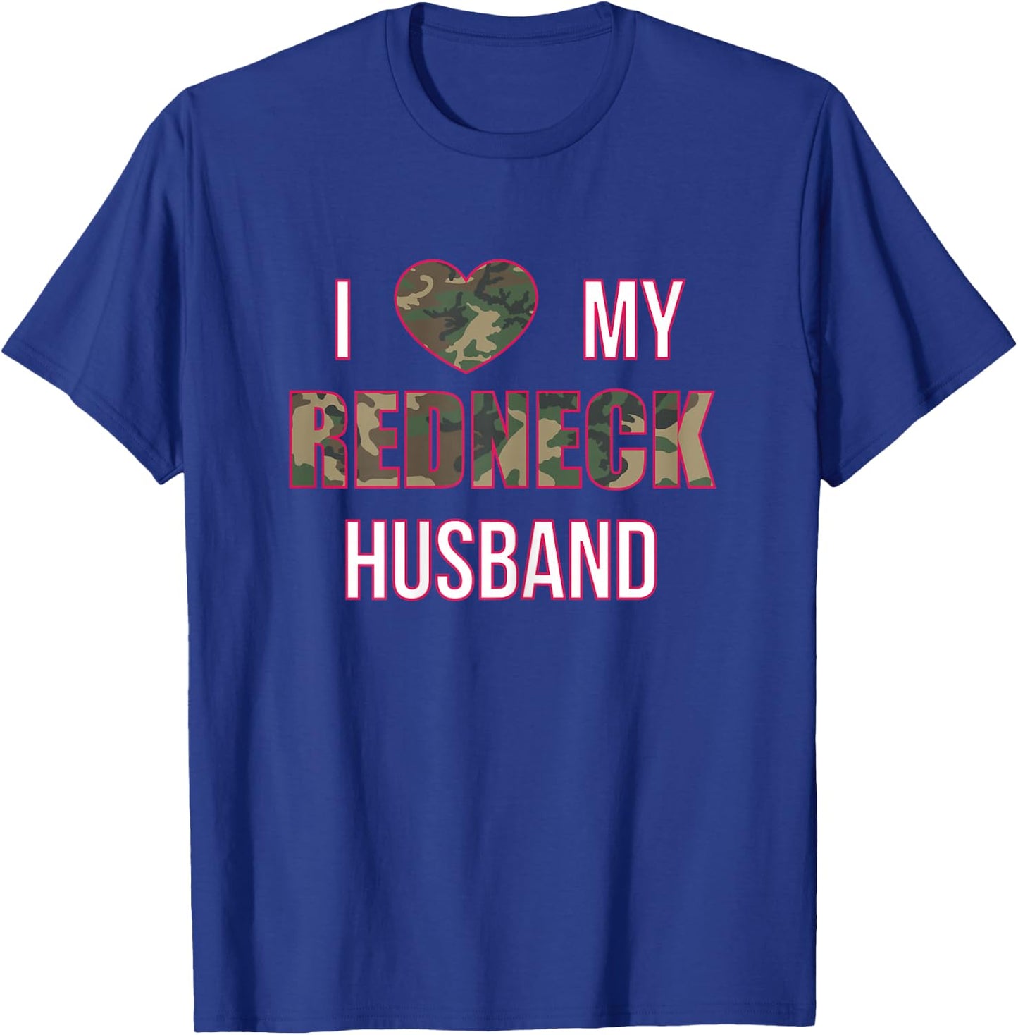 Redneck Husband & Wife Matching Couple Shirts - Cool Outfits T-Shirt - T-Shirt | Royal