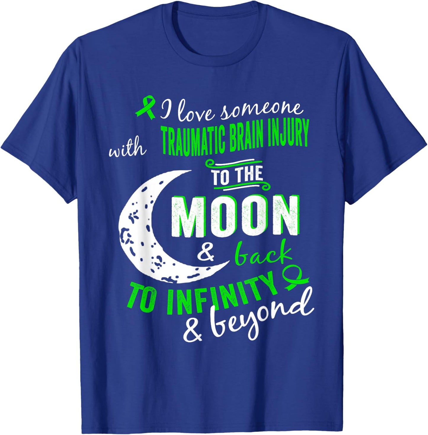 Traumatic Brain Injury Awareness Shirt T-Shirt - T-Shirt | Royal