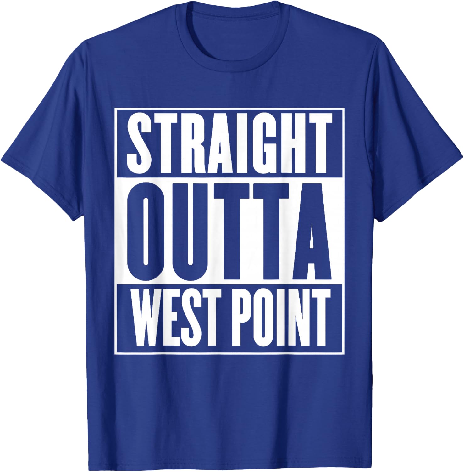 West Point - Straight Outta West Point T-Shirt - T-Shirt | Royal