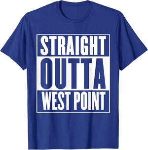 West Point - Straight Outta West Point T-Shirt - T-Shirt | Royal