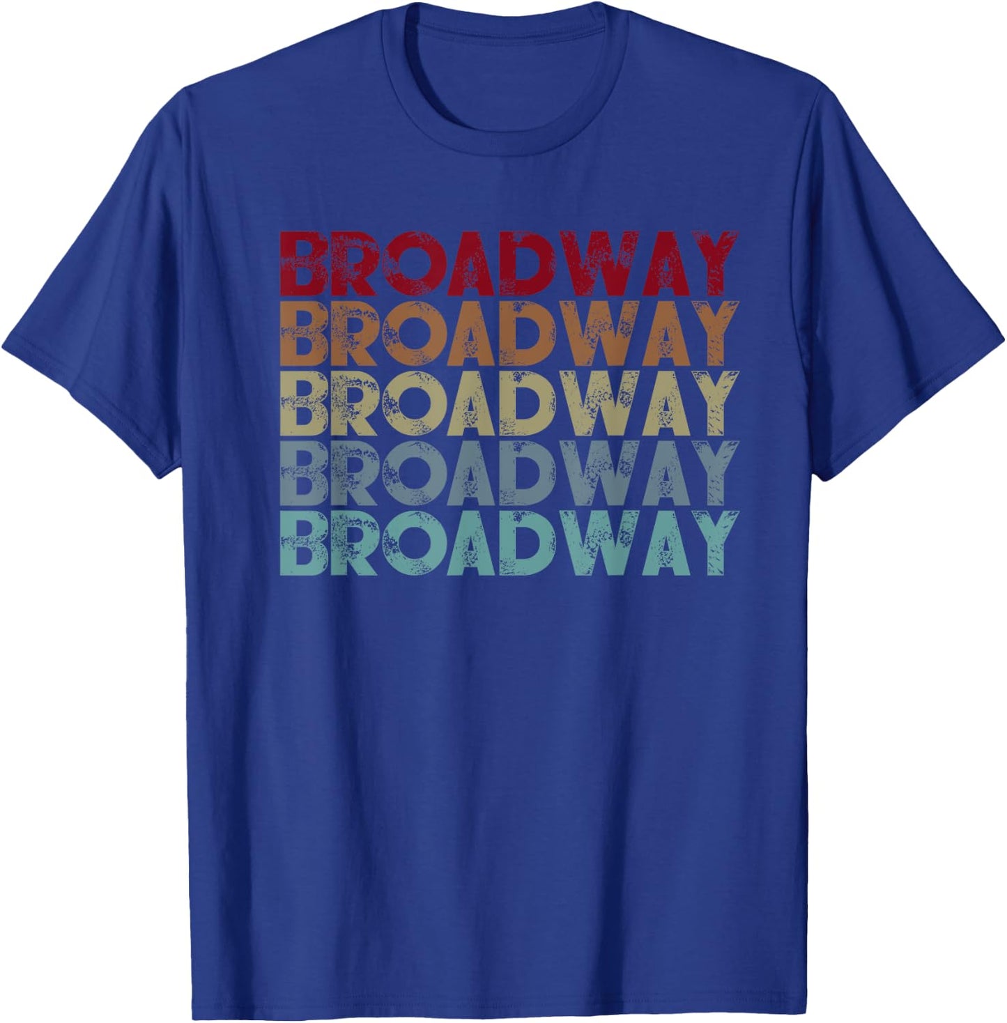 Broadway Music Quote Design - Theatre Music Lover Gift T-Shirt - T-Shirt | Royal