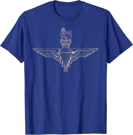 British Paras wings badge, paratroops airborne 2nd T-Shirt - T-Shirt | Royal