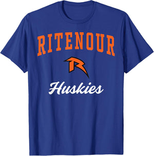 Ritenour High School Huskies T-Shirt - T-Shirt | Royal