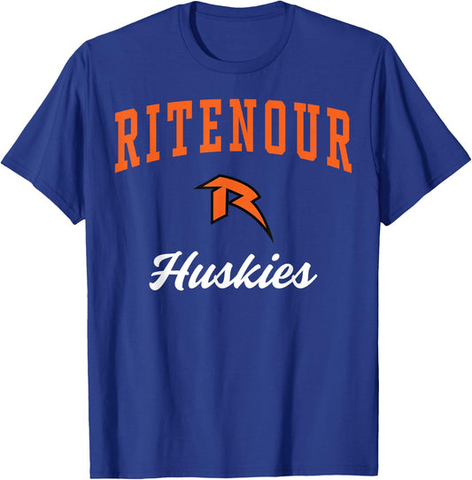 Ritenour High School Huskies T-Shirt - T-Shirt | Royal