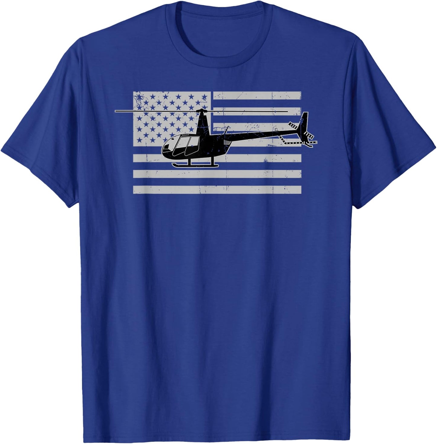 Helicopter Pilot Helicopter Aviation Helicopter T-Shirt - T-Shirt | Royal