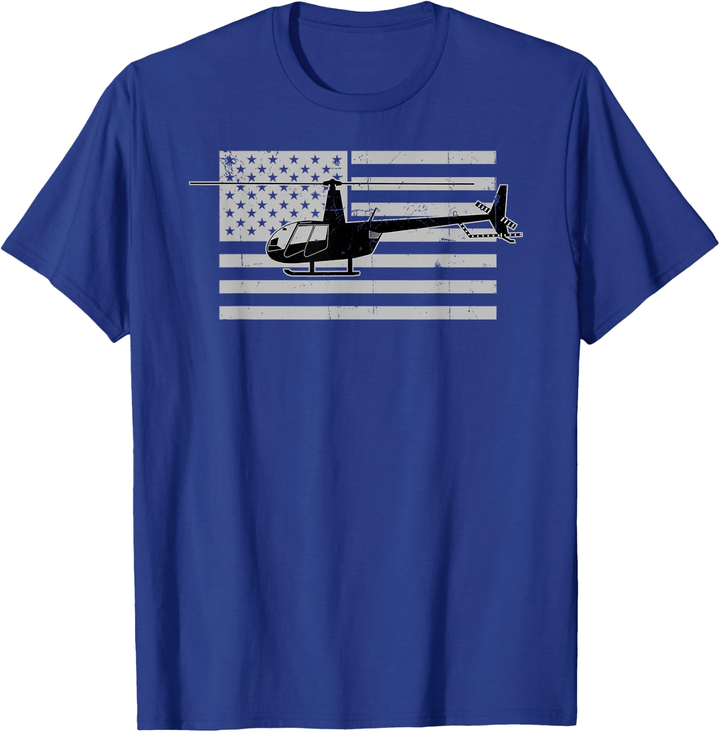 Helicopter Pilot Helicopter Aviation Helicopter T-Shirt - T-Shirt | Royal