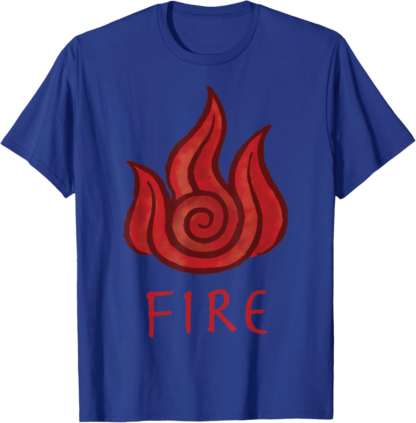 Avatar: The Last Airbender Painted Fire Element Small T-Shirt - T-Shirt | Royal