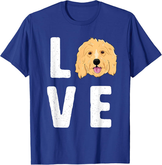 Love Goldendoodles Women KIds Dog Puppy Doodle T-Shirt - T-Shirt | Royal