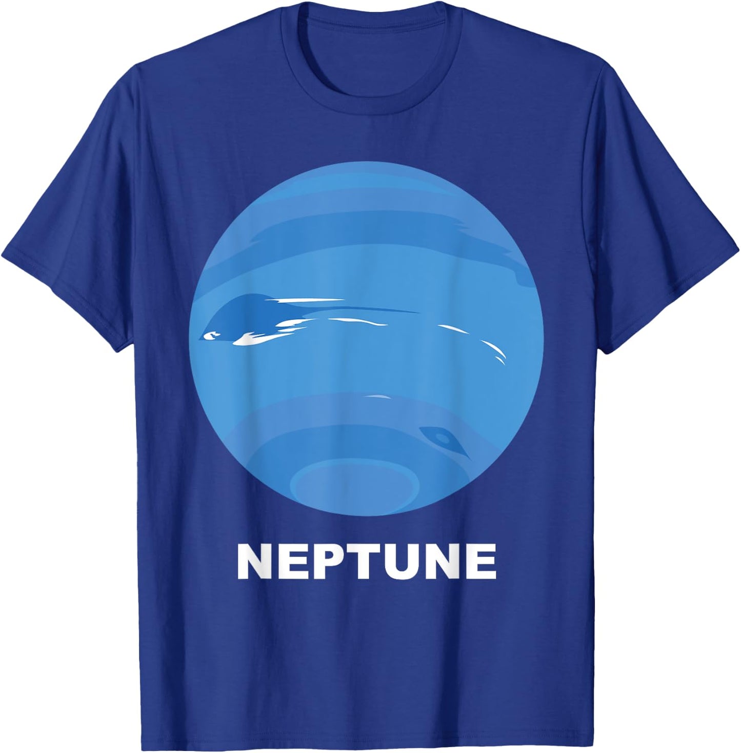 Solar System Group Costumes - Giant Planet Neptune Costume T-Shirt - T-Shirt | Royal