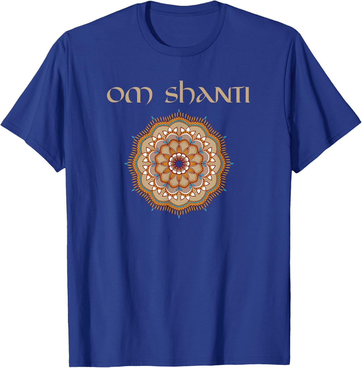 Yoga Teacher Shirt OM Shanti Reiki Holistic Healer T-Shirt - T-Shirt | Royal