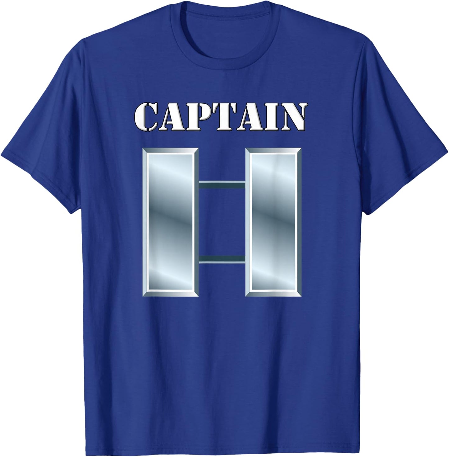 Captain - Army Officer Rank Insignia T-Shirt - T-Shirt | Royal