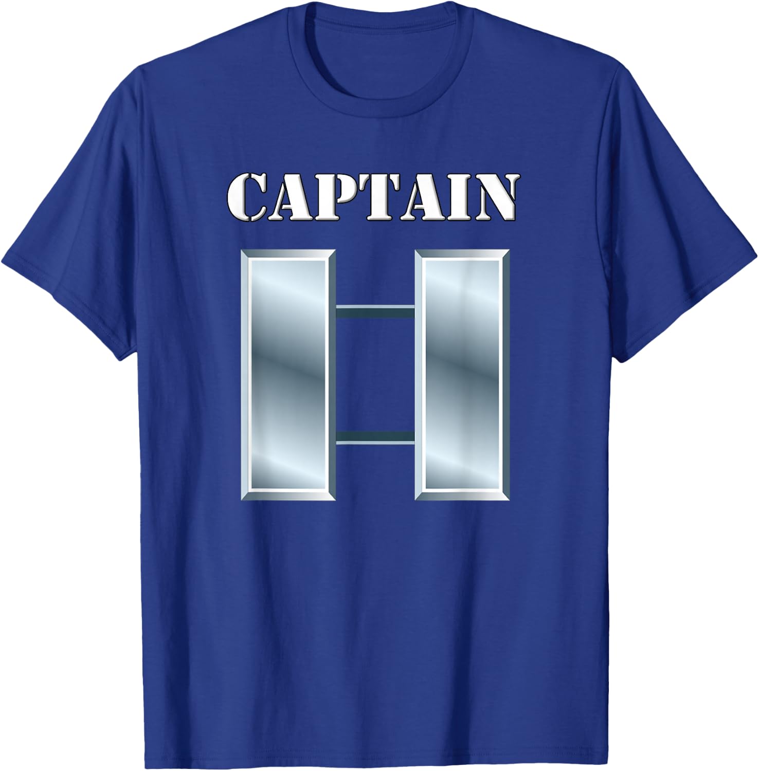 Captain - Army Officer Rank Insignia T-Shirt - T-Shirt | Royal