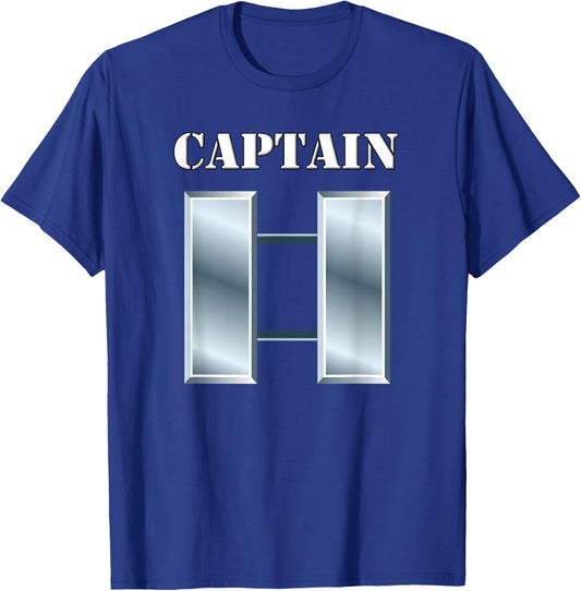 Captain - Army Officer Rank Insignia T-Shirt - T-Shirt | Royal