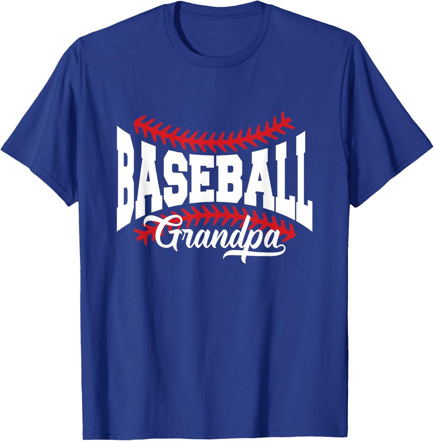 Baseball Grandpa T-Shirt - T-Shirt | Royal