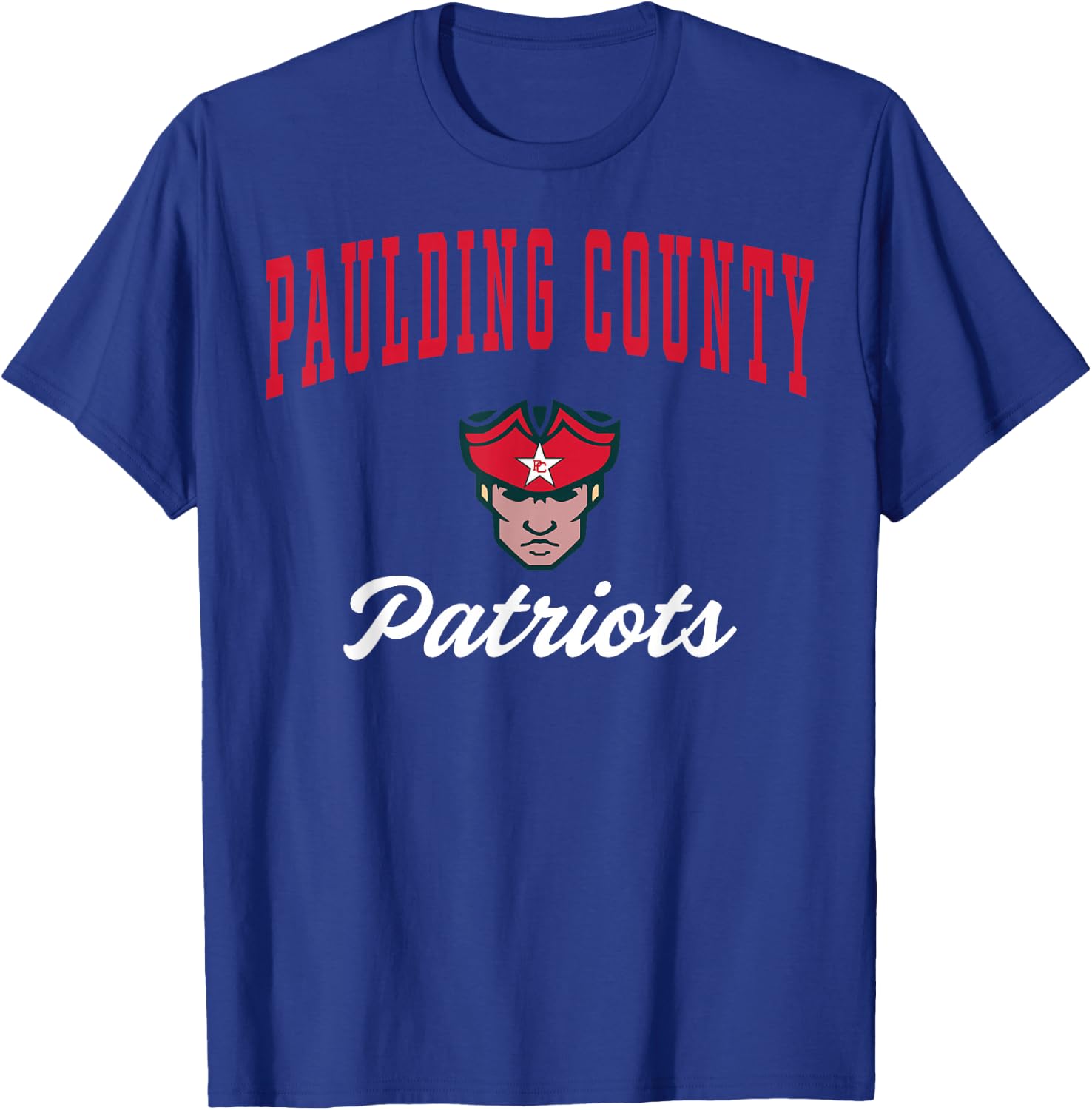 Paulding County High School Patriots C3 T-Shirt - T-Shirt | Royal