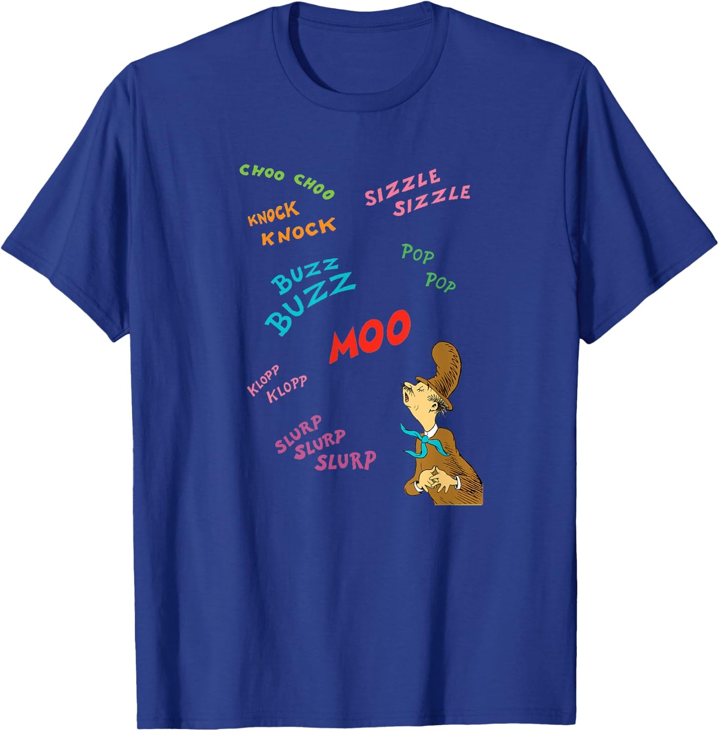Dr. Seuss Mr. Brown Sounds T-Shirt - T-Shirt | Royal