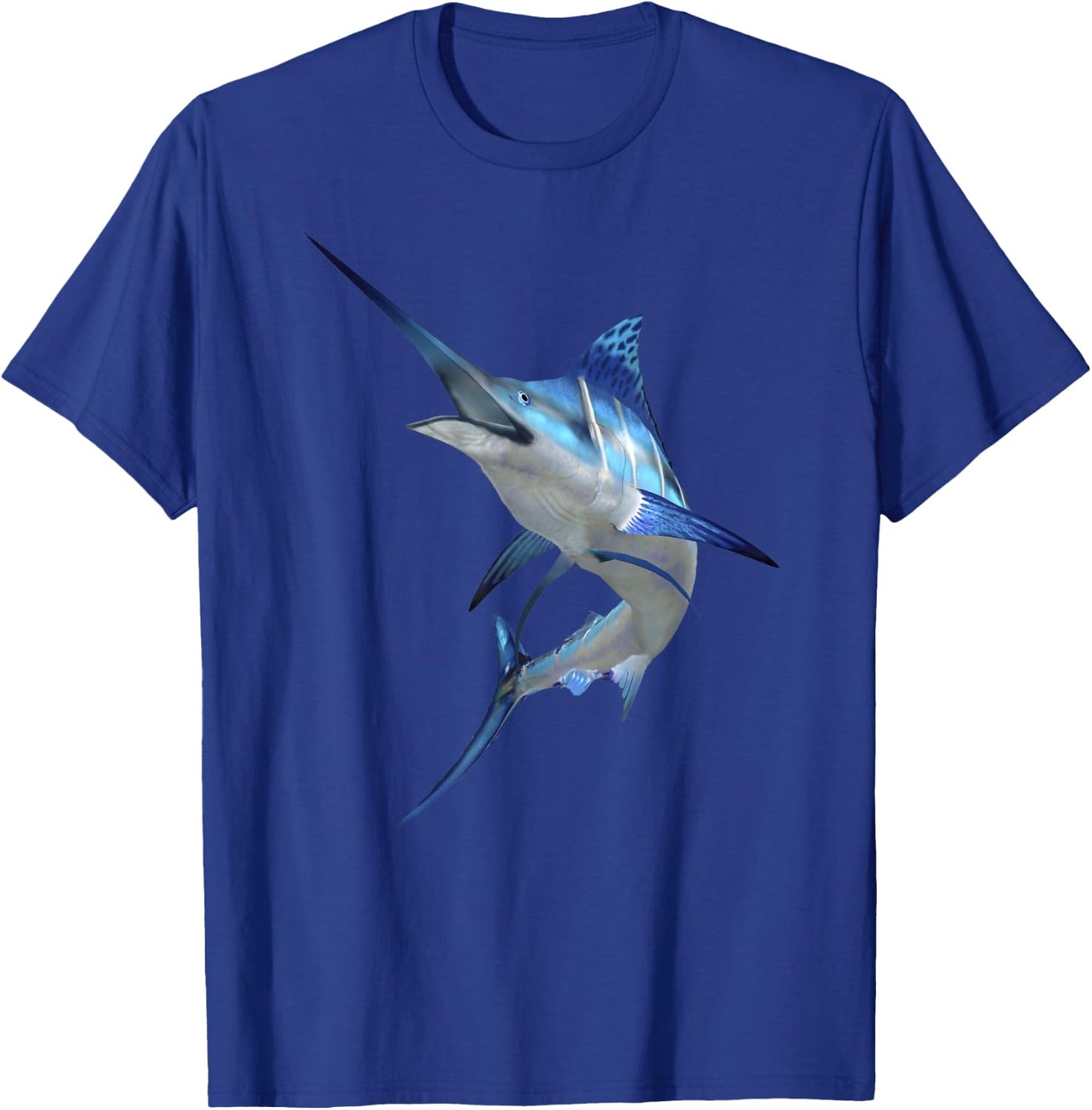 Beautiful Marlin Fish Nautical Fishing Marine Wildlife T-Shirt - T-Shirt | Royal