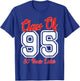 Class of 1995 30th Reunion High School College Graduation T-Shirt - T-Shirt | Royal