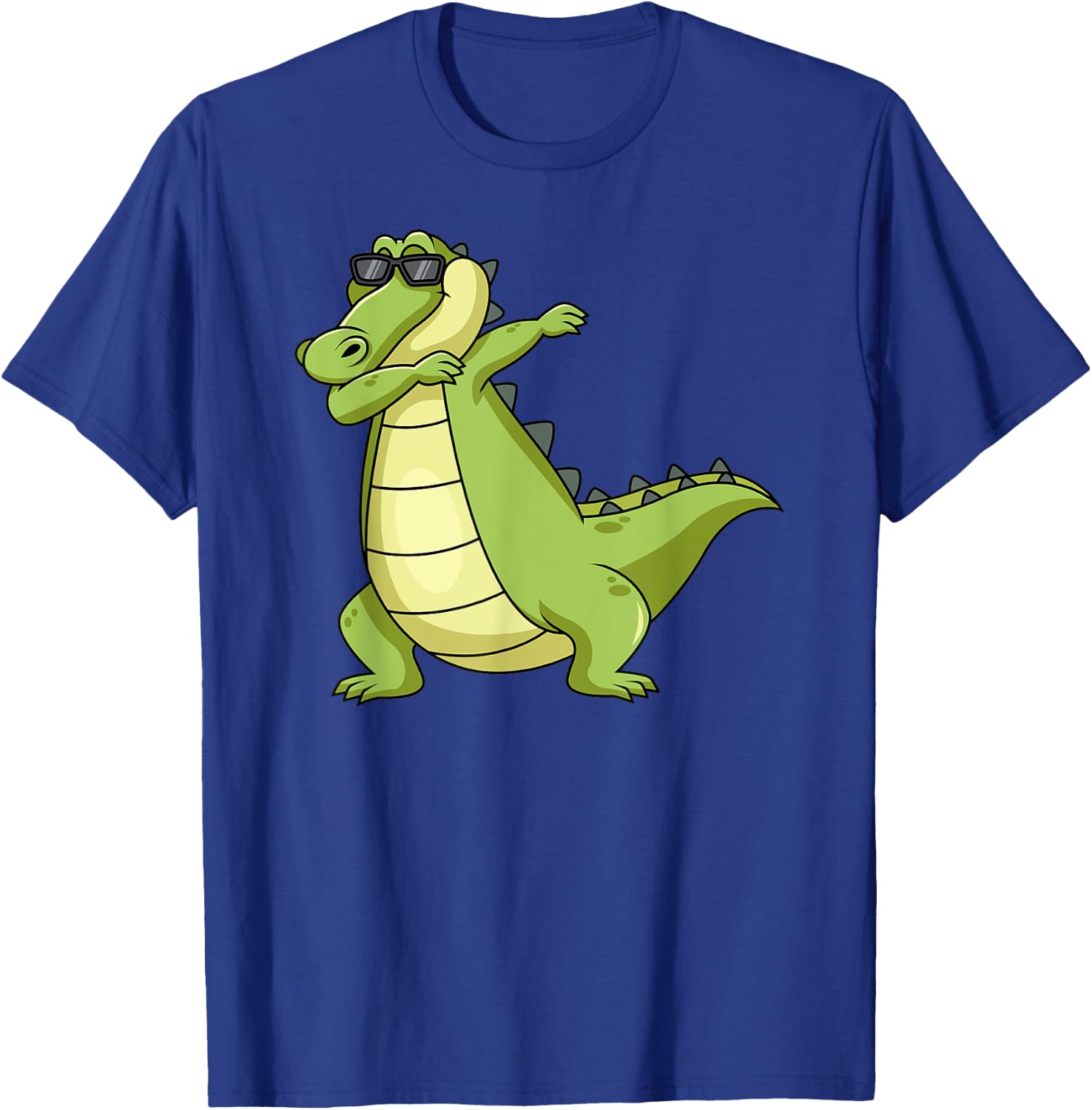 Dabbing Alligator Men Women Kids Gift T-Shirt - T-Shirt | Royal