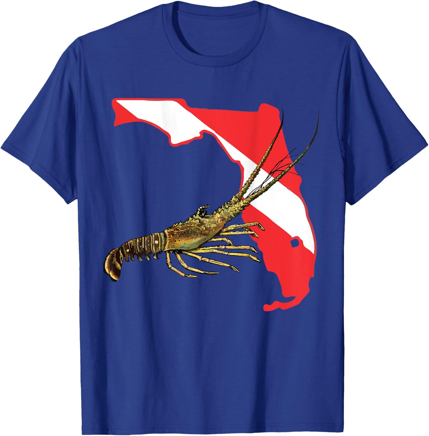Florida Lobster Dive T-Shirt - T-Shirt | Royal