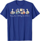 Messy Bun & Metting Lunch Done Goose Cafeteria Lunch Lady T-Shirt - T-Shirt | Royal