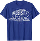 ALT US National Park Resist Service T shirt Bison Vintage T-Shirt - T-Shirt | Royal