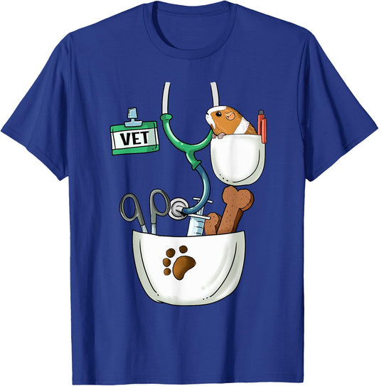 Veterinarian Halloween Costume Shirt Vet Tech Kids And Adult T-Shirt - T-Shirt | Royal
