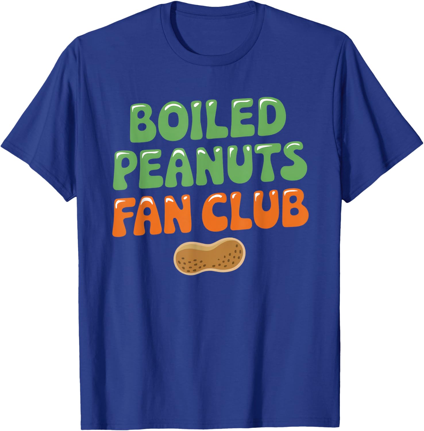 Boiled Peanuts Shirt - Southern Snack Lovers Design T-Shirt - T-Shirt | Royal