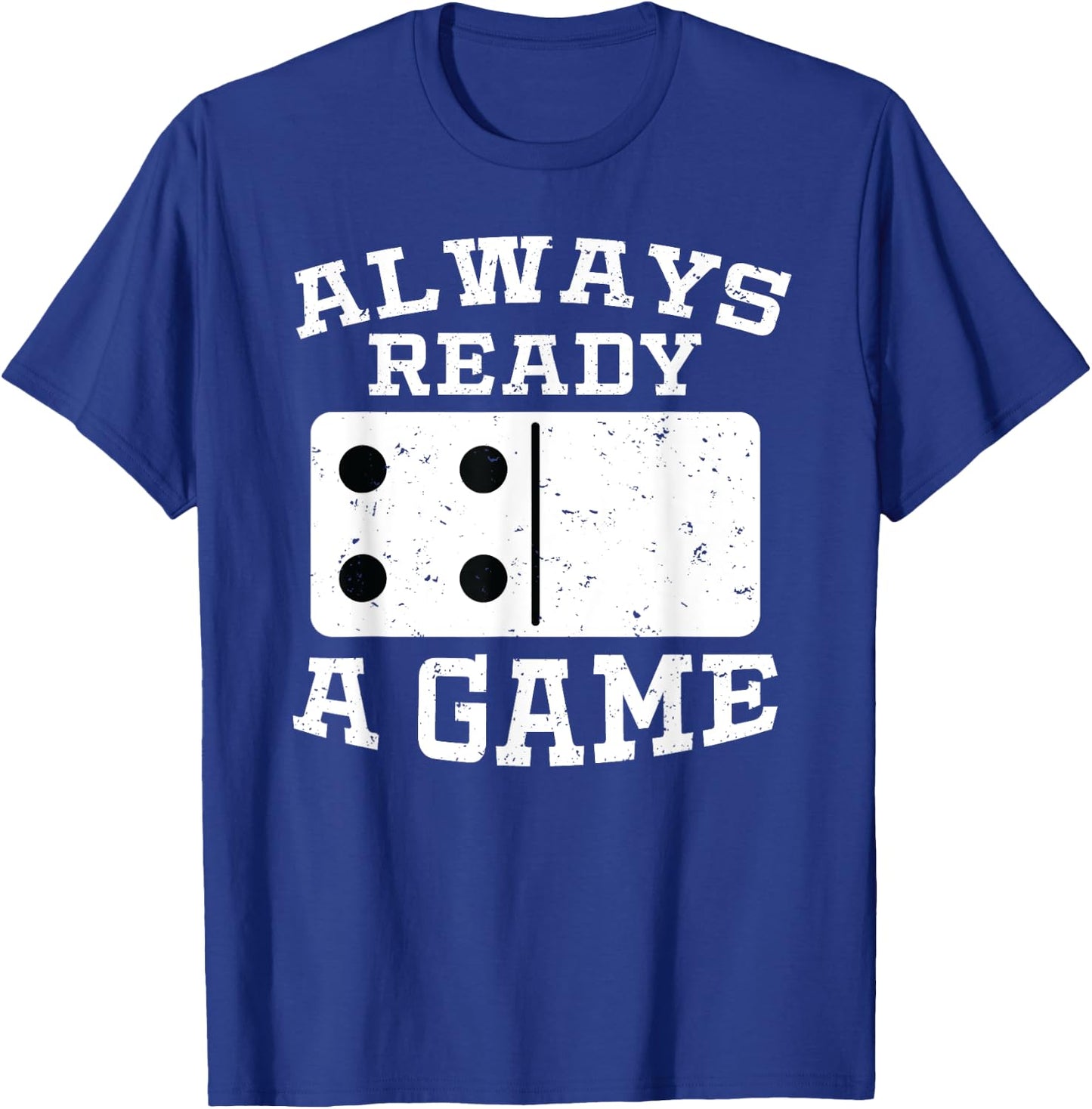 Domino Player Shirt Funny Dominoes Gift T-Shirt - T-Shirt | Royal