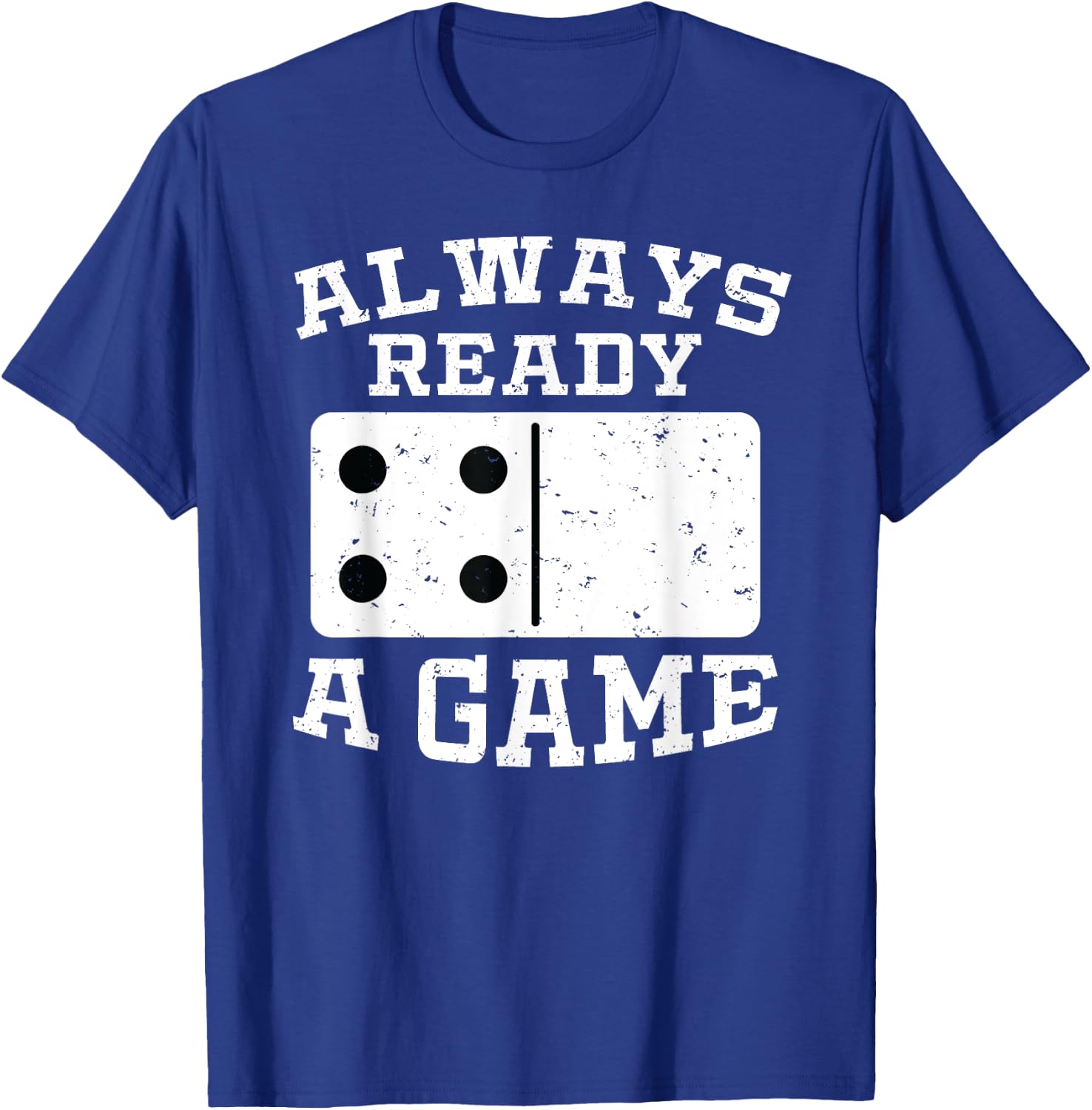 Domino Player Shirt Funny Dominoes Gift T-Shirt - T-Shirt | Royal