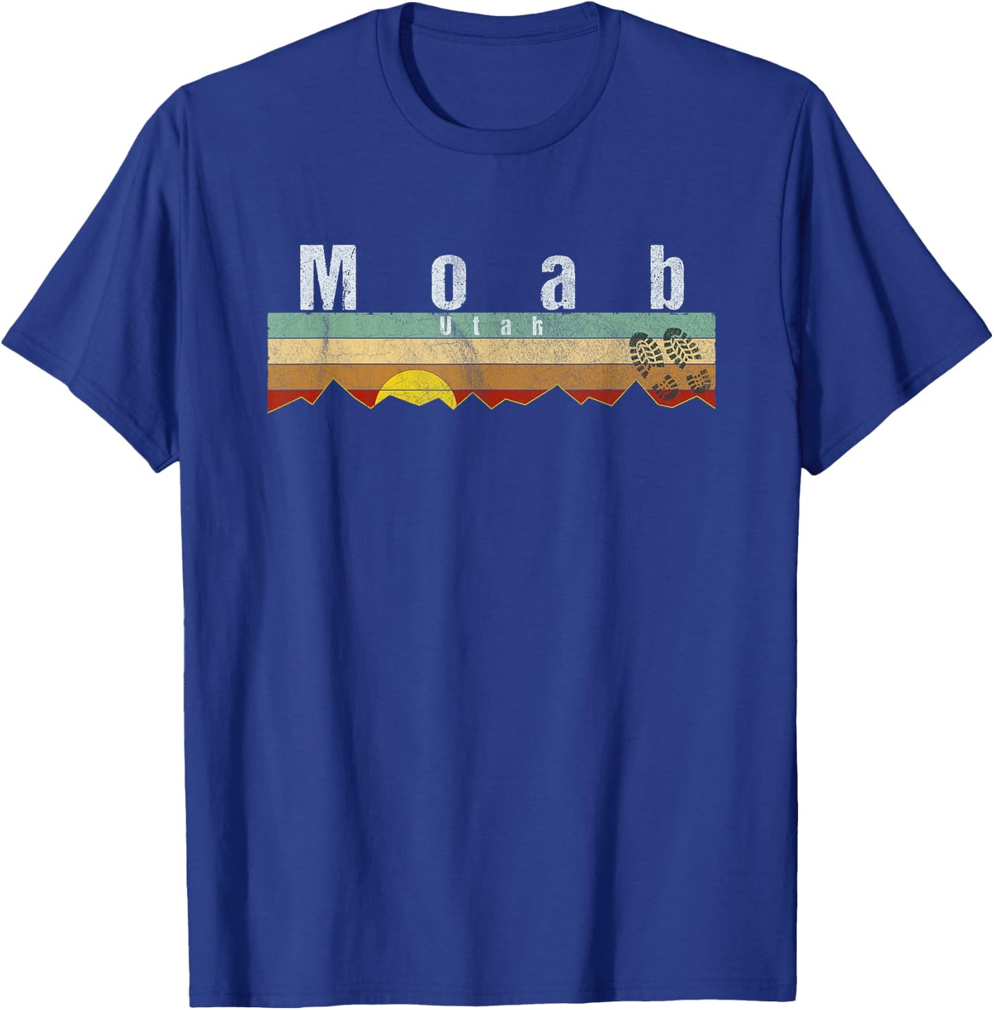 Moab, Utah - Vintage Moab Gift T-Shirt - T-Shirt | Royal