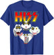 Hiss Cute Funny Snake Lover Rock And Roll Band Gift T-Shirt - T-Shirt | Royal