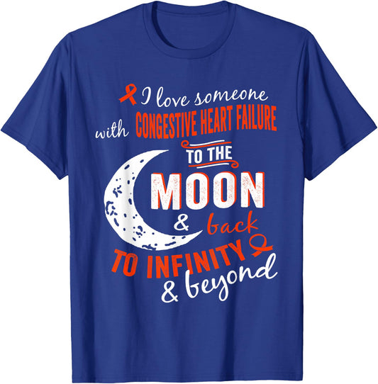 Congestive Heart Failure Awareness Shirt /Women T-Shirt - T-Shirt | Royal