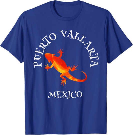Iguanas Puerto Vallarta Mexico Beach Vacation T-Shirt - T-Shirt | Royal