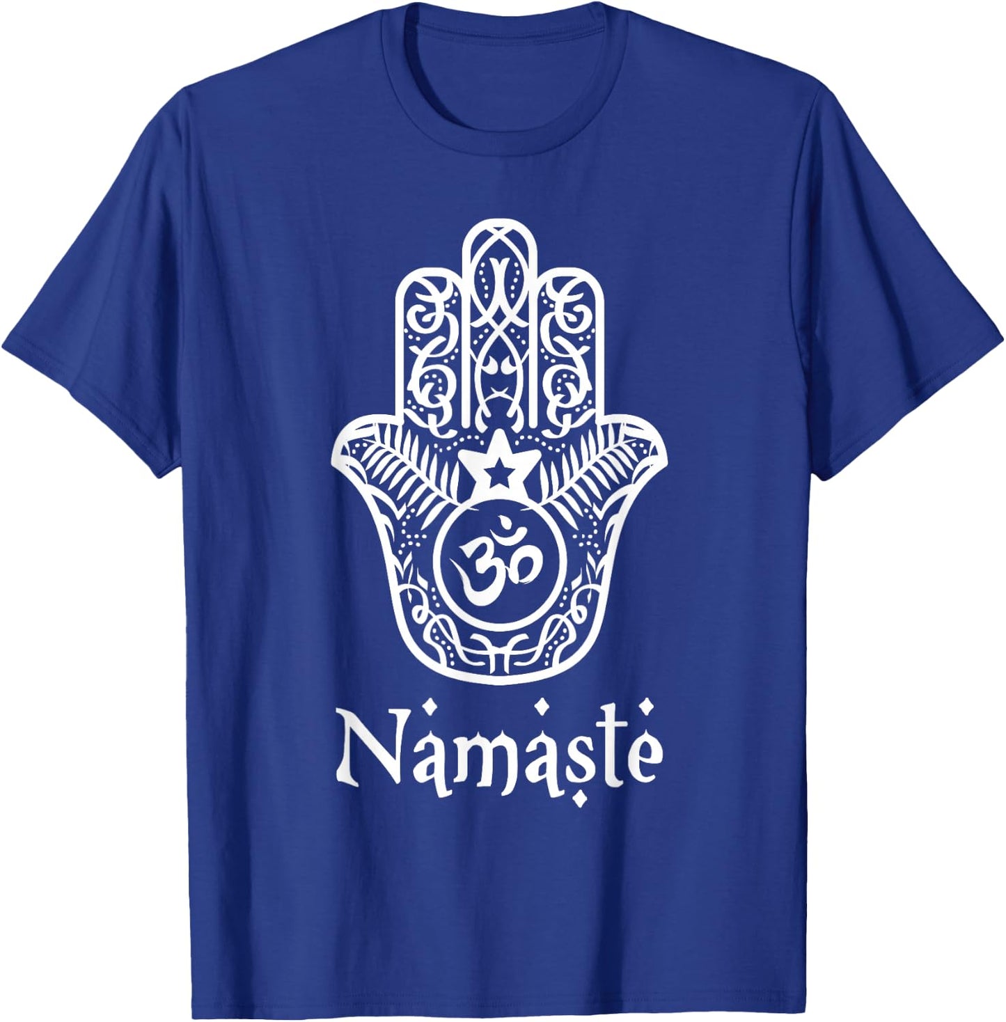 Namaste Hand Hamsa Yoga Hinduism vedas OHM t Shirt T-Shirt - T-Shirt | Royal