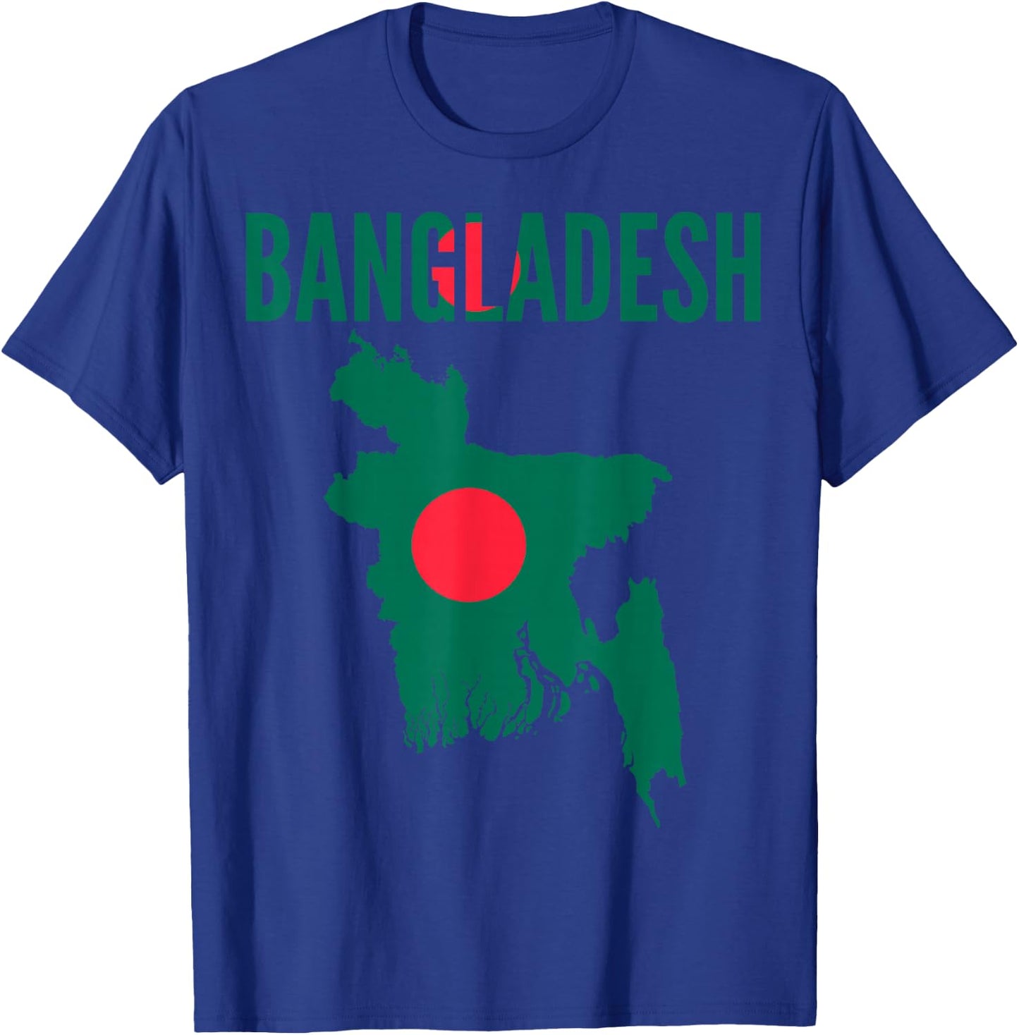 Bangladeshi - Bangladesh Country Map Flag T-Shirt - T-Shirt | Royal