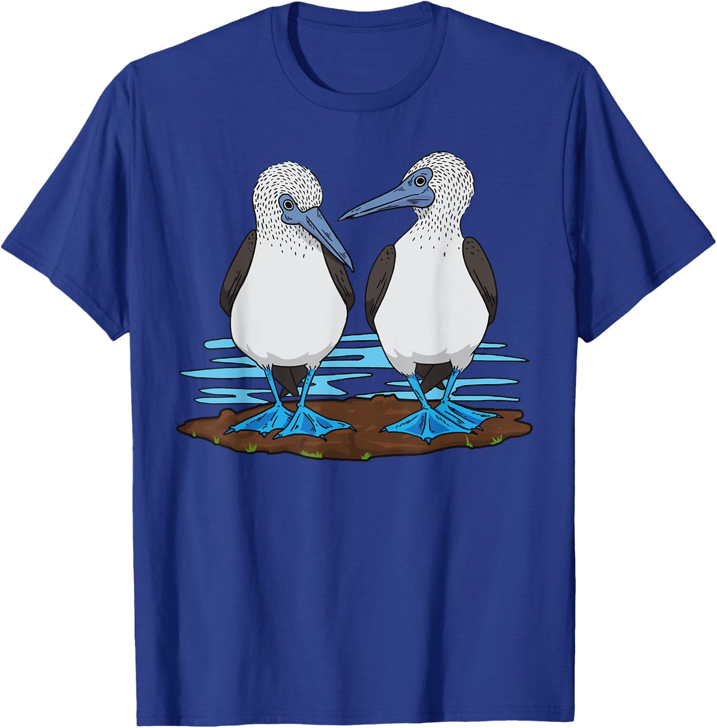 Seabirds Blue-footed Booby Bird T-Shirt - T-Shirt | Royal