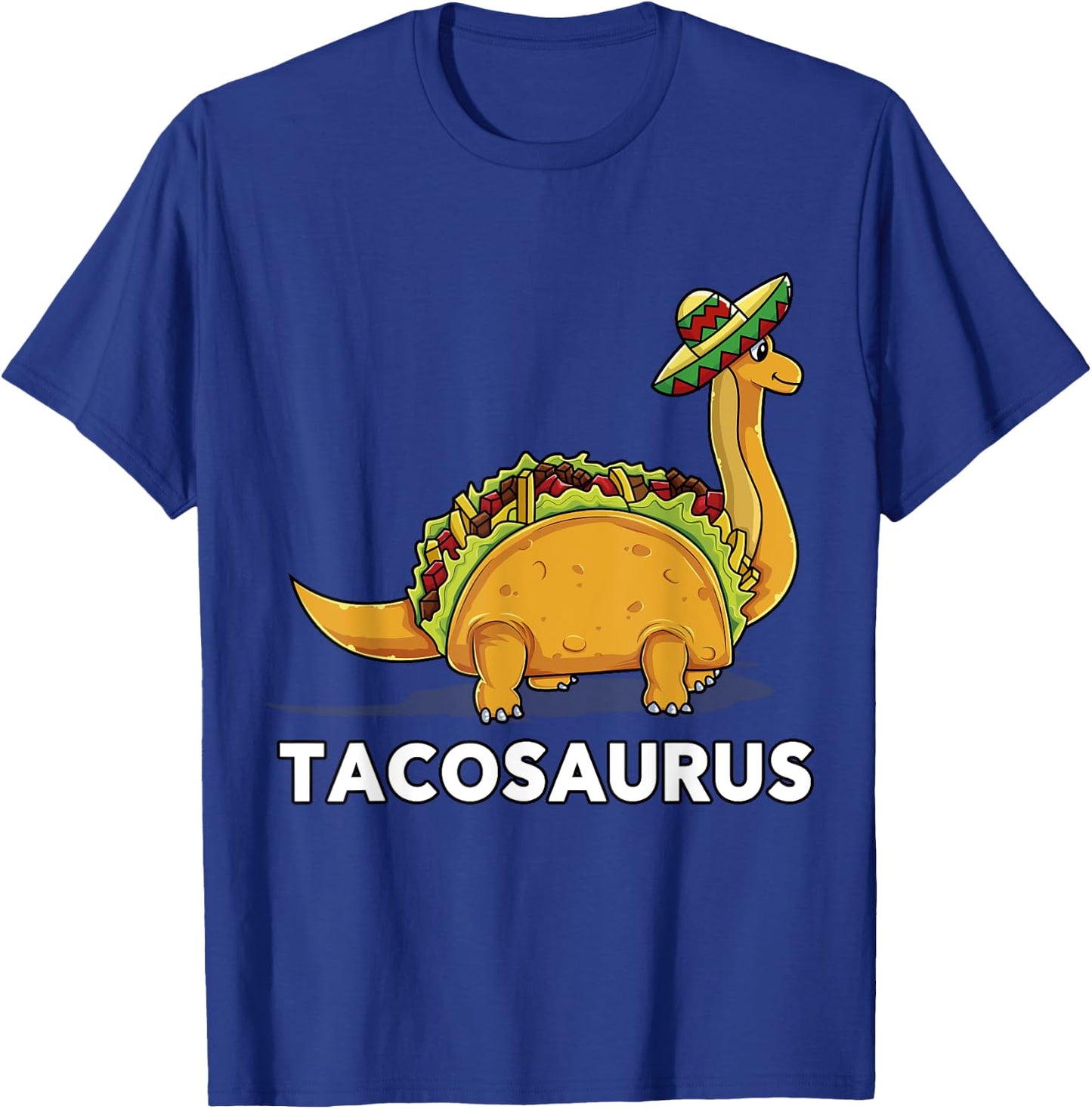 Tacosaurus Funny Dinosaur Taco Lover Gift T-Shirt - T-Shirt | Royal