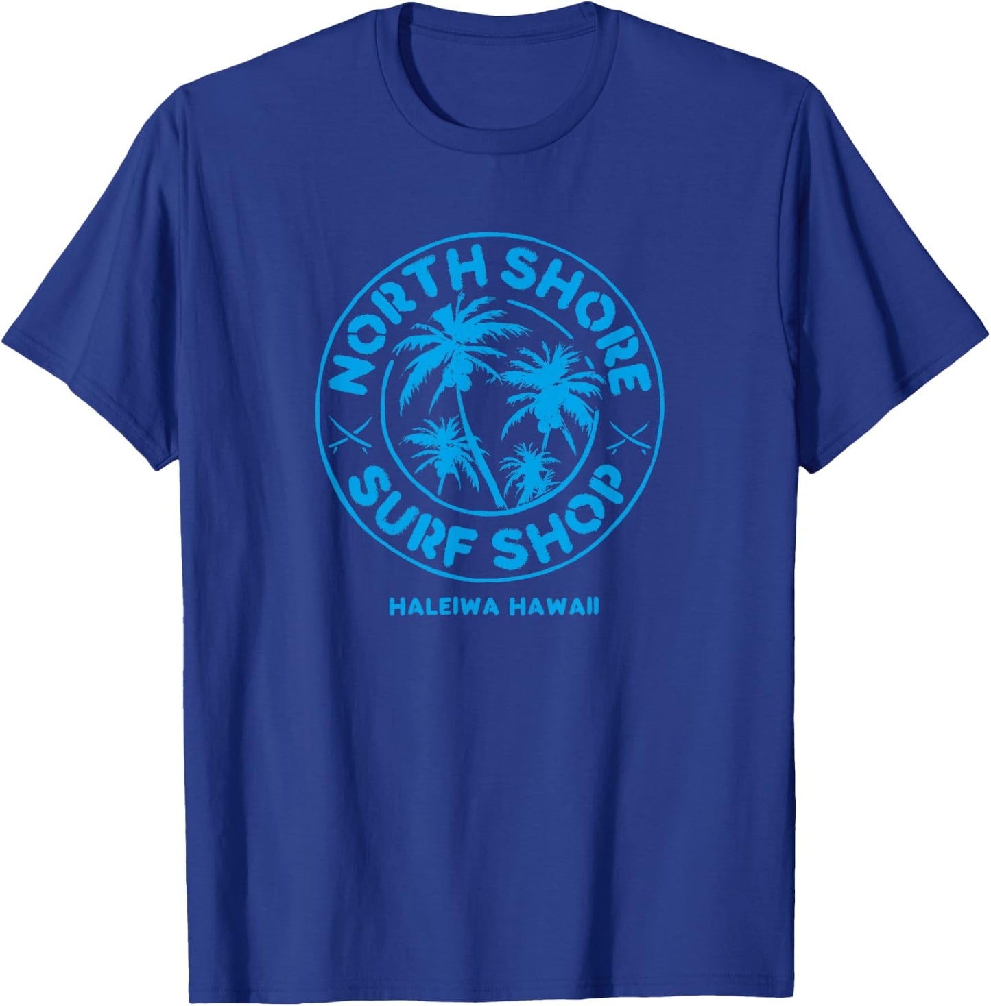 North Shore Surf Shop Retro T-Shirt - T-Shirt | Royal