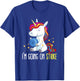 I'm Going On Strike Unicorn Bowling Team Bowler Bowls T-Shirt - T-Shirt | Royal